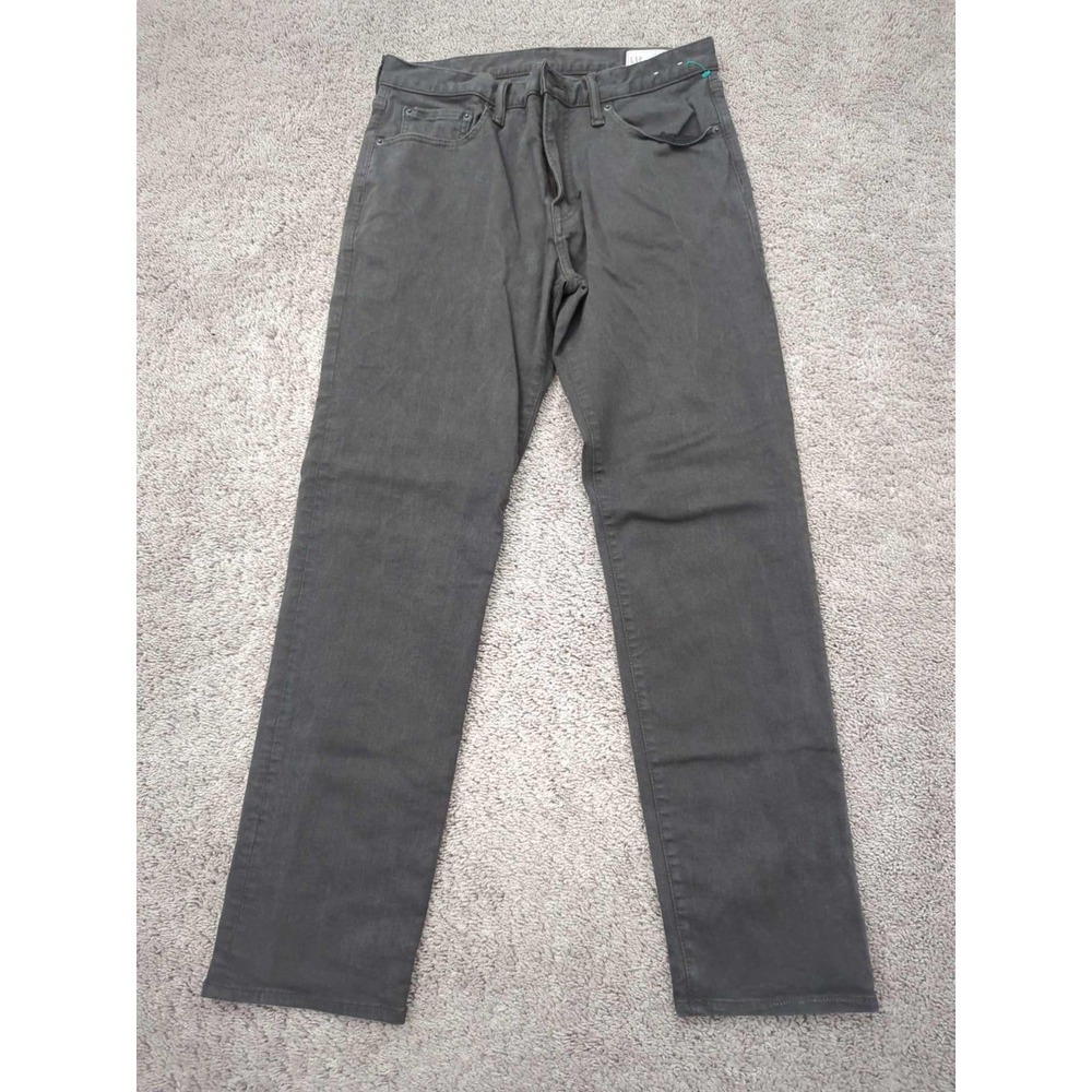 Gap Jeans Mens 32x32‎ Gray Straight Gapflex Cotton Stretch Casual